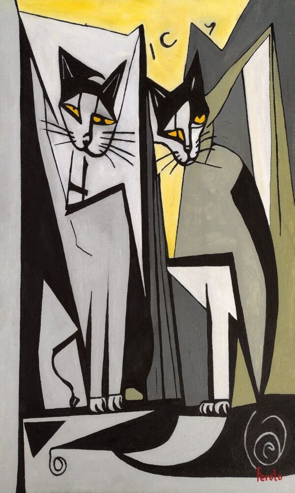 Reflejo de gato